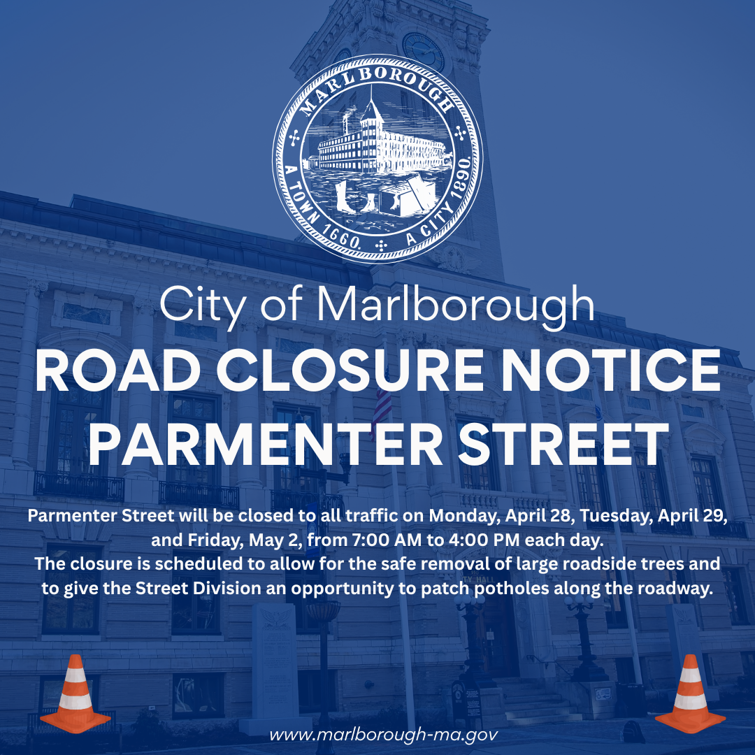 Parmenter road closure