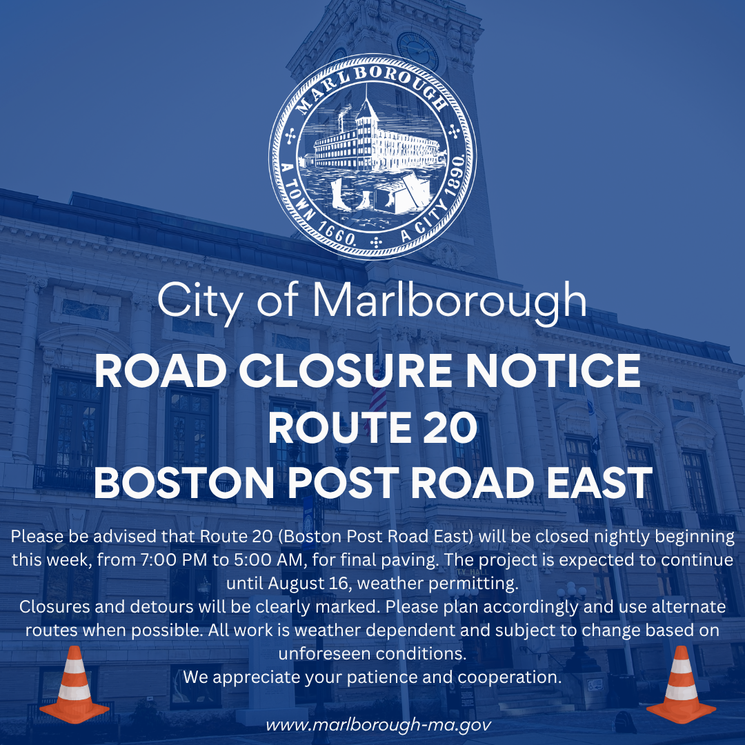 Road Closure rt 20