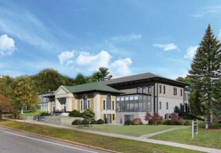 Architect Rendering of the Marlborough Public Library